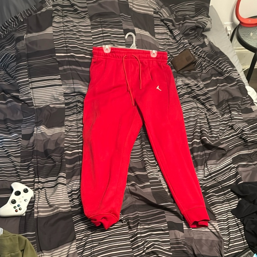Red Jordan Jogger Pants